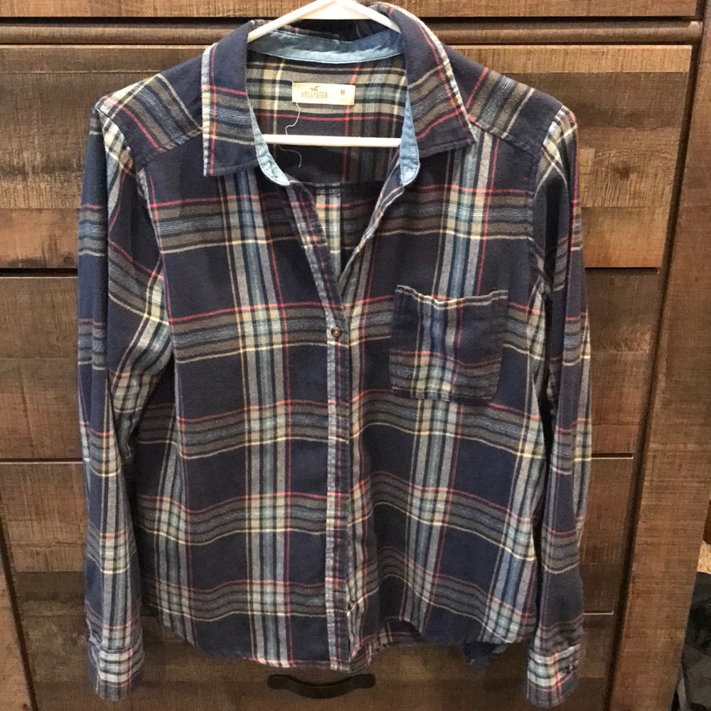 Hollister flannel women’s size medium